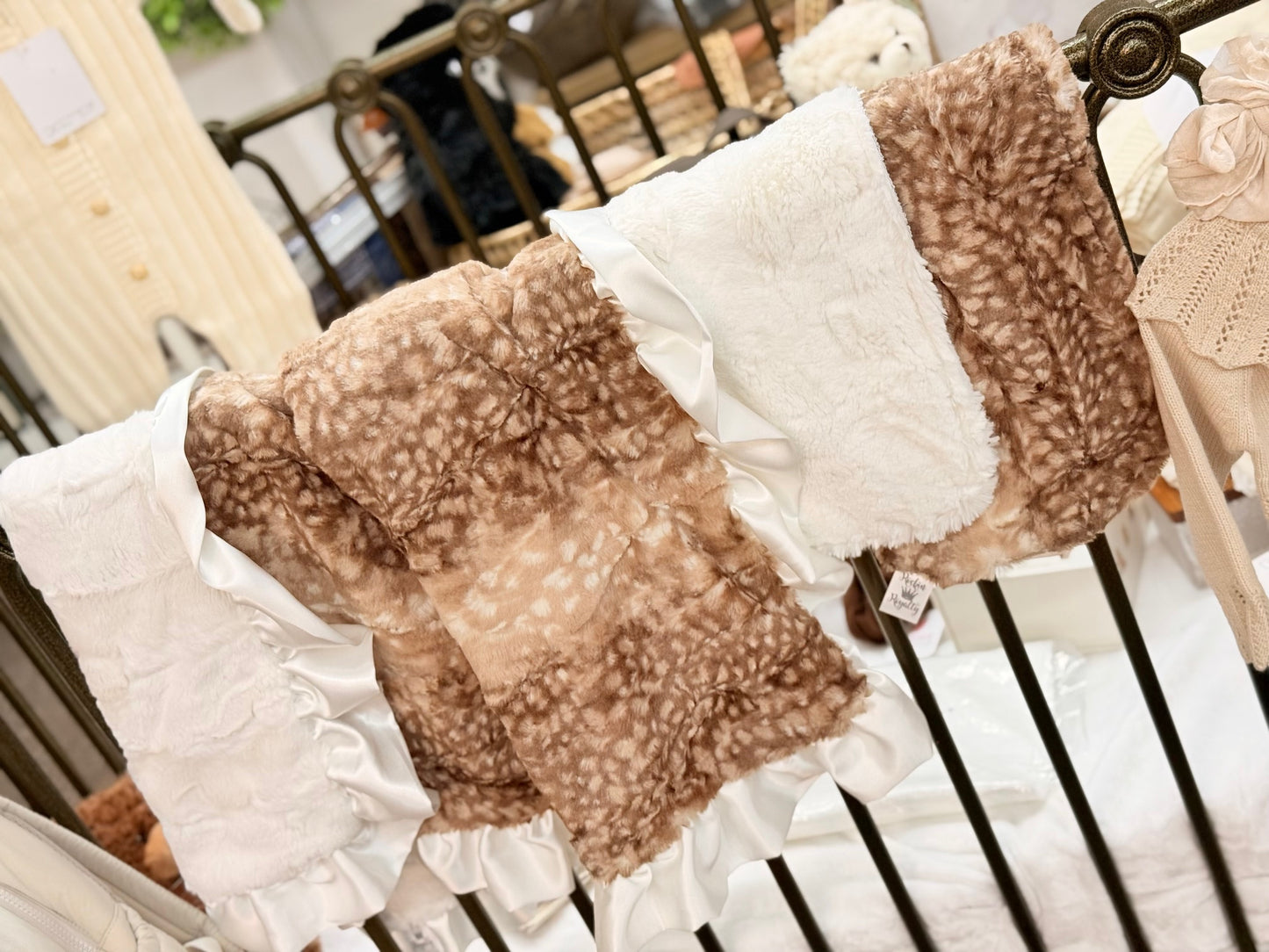 The softest most luxurious baby blanket ever