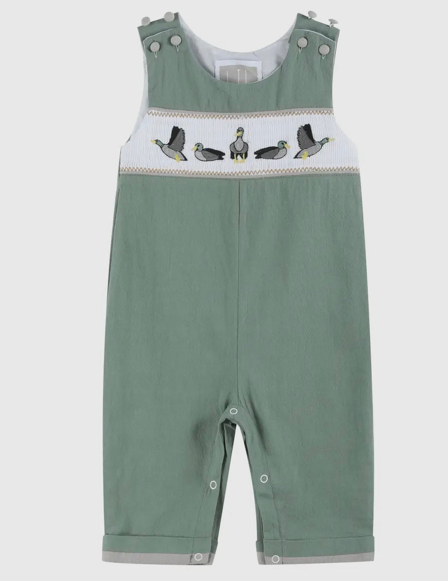 Mallard Smocked Overalls