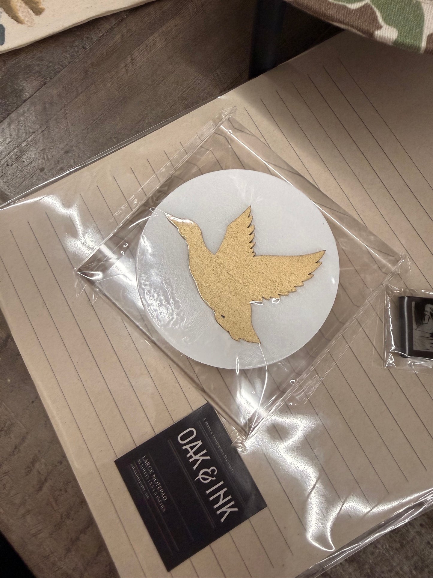 Acrylic Mallard decor or paper weight