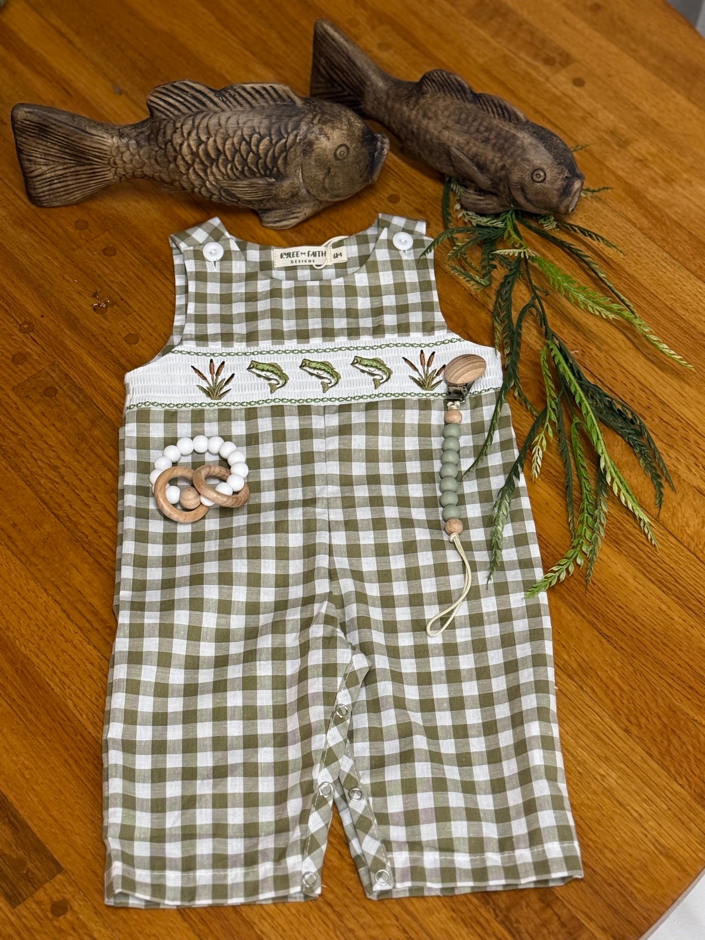 Smocked fishing JonJon