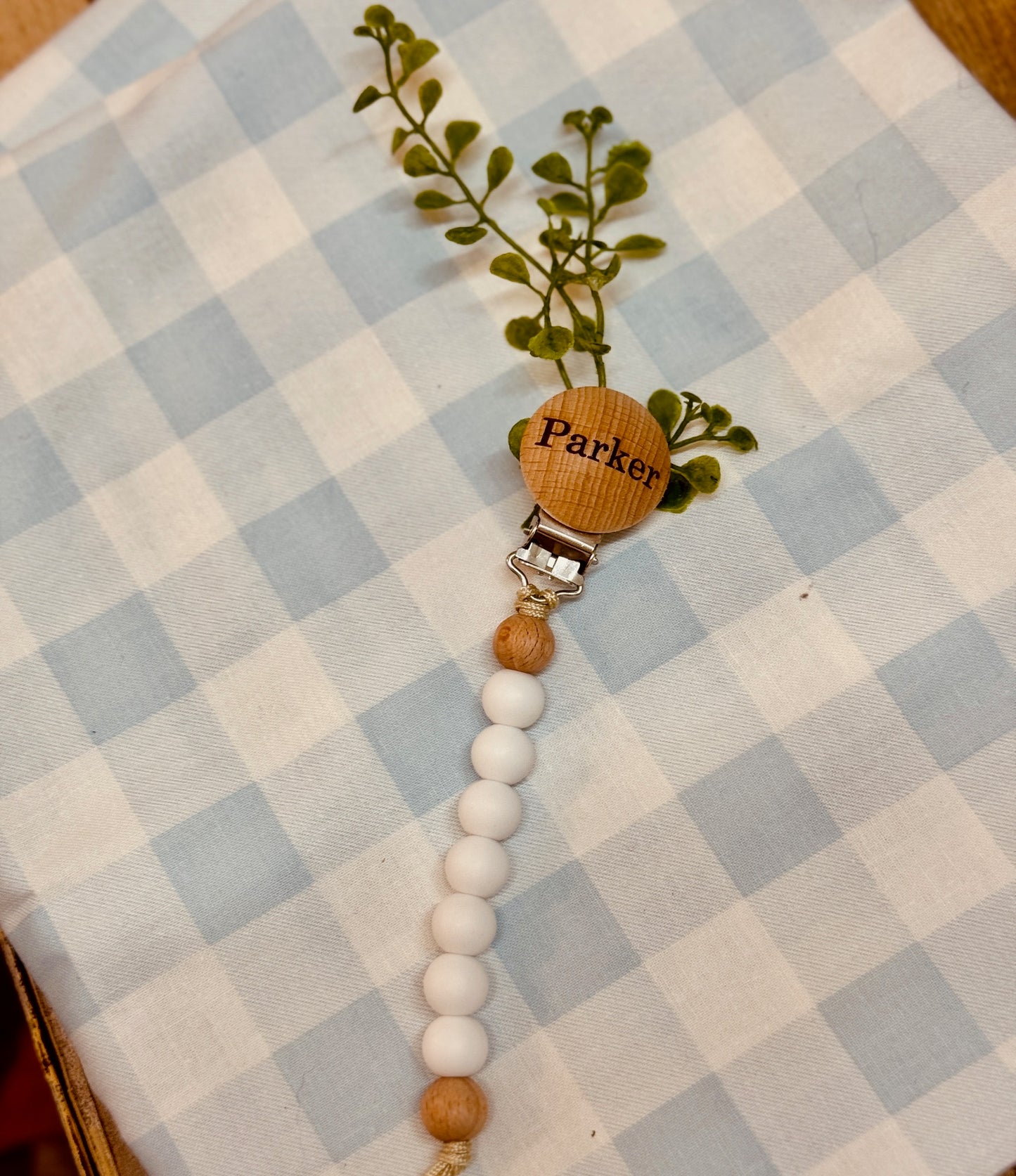 Personalized Paci Clip