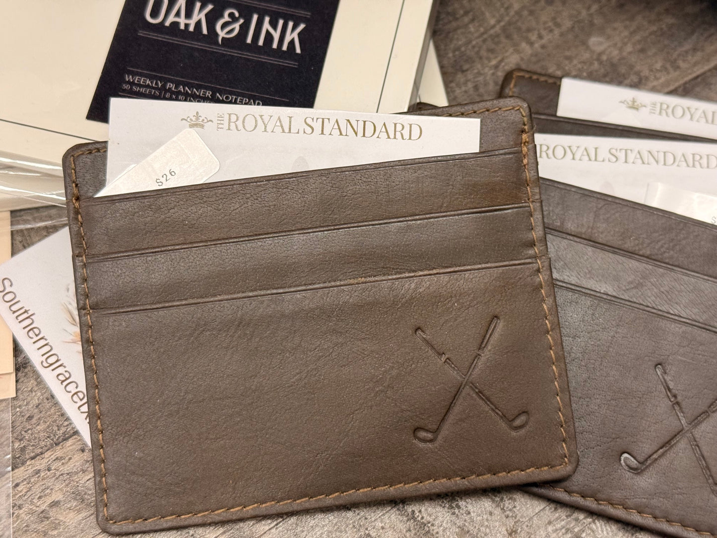 Small golf wallet