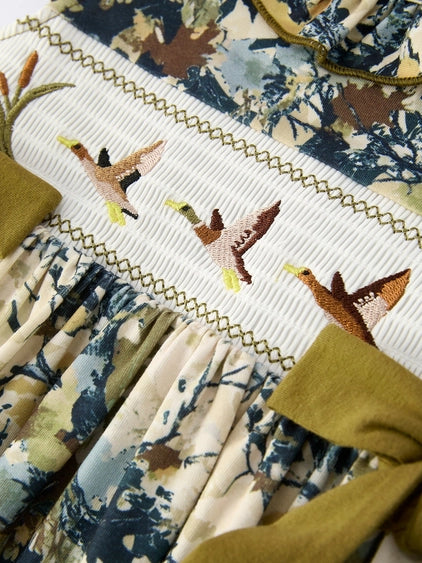 Smocked Mallard Dress