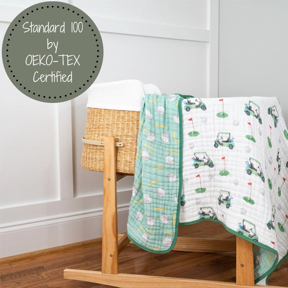 Golf double sided Muslin Quilt