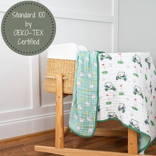 Golf double sided Muslin Quilt