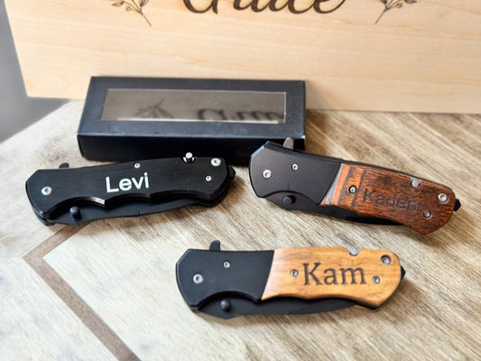 Knife with personalization