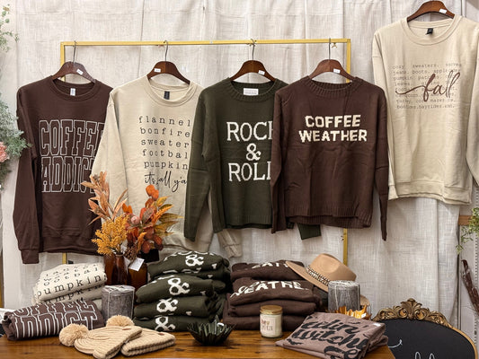 Olive Rock & Roll Sweater