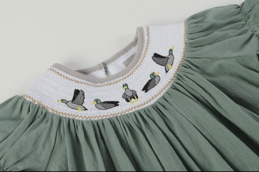 Mallard Smocked Dress