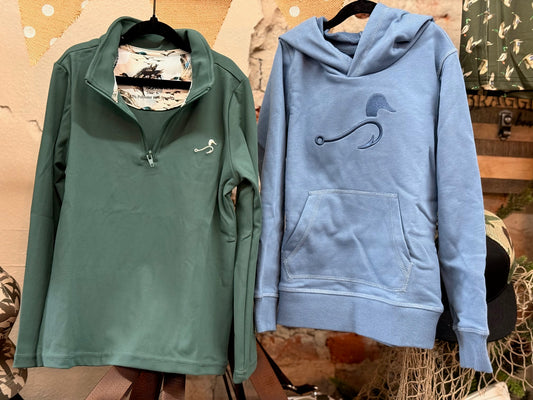 Velvet Fawn Lake Blue Hoodie