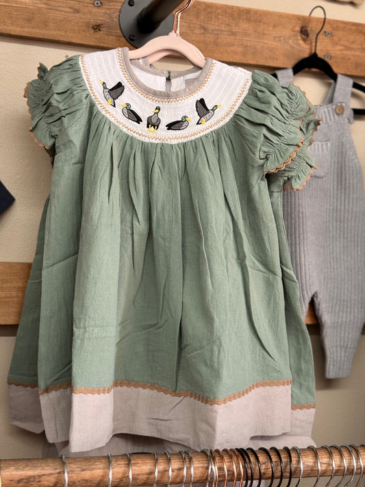 Mallard Smocked Dress