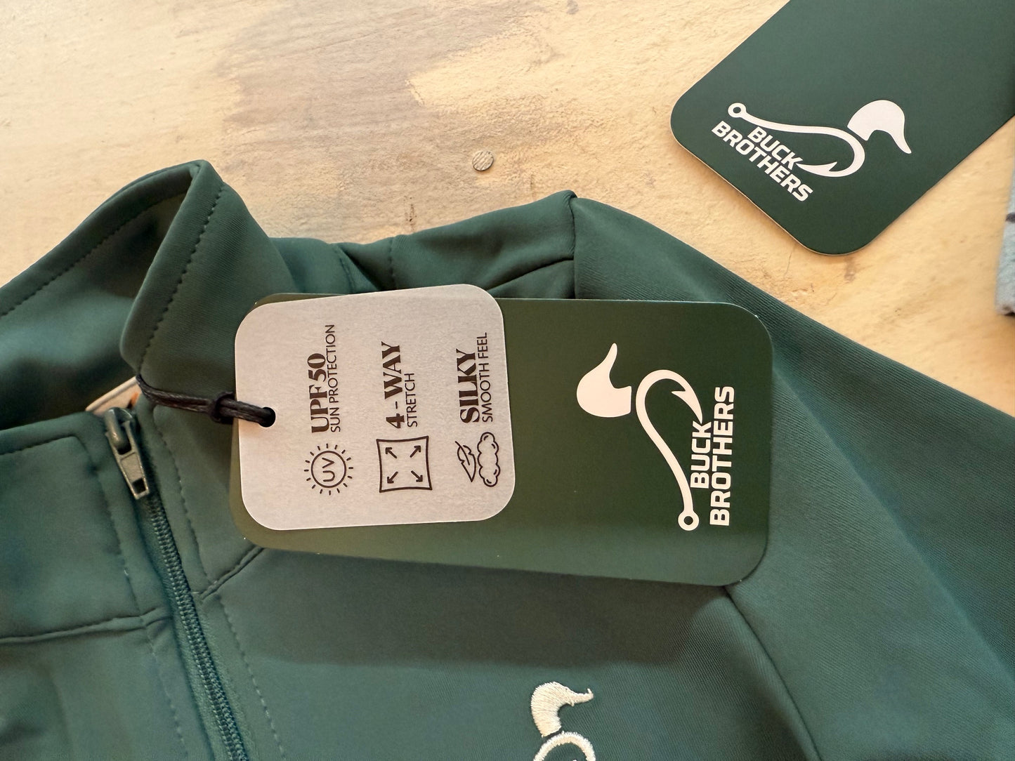 Velvet Fawn Quarter Zip Mallard Green