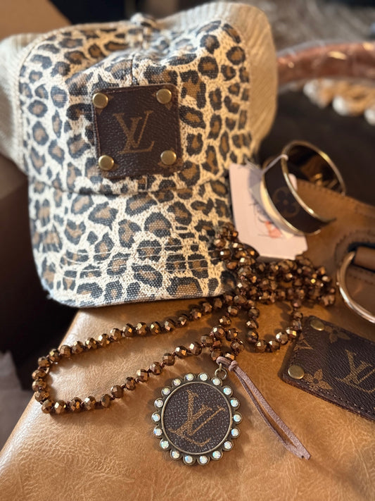 LV Patch Upcycled hat