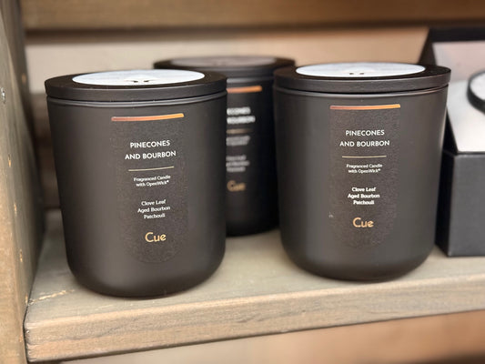 Pinecones and Bourbon Candle