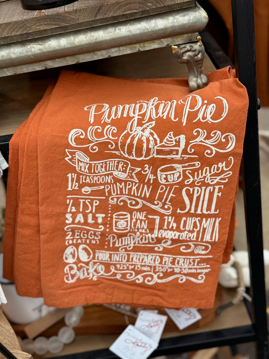 Pumpkin Pie Kitchen Towel
