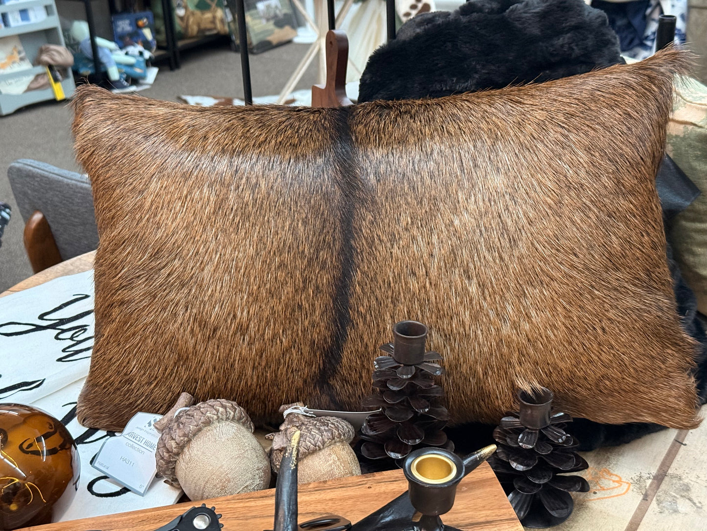 Antelope Goat fur Pillow