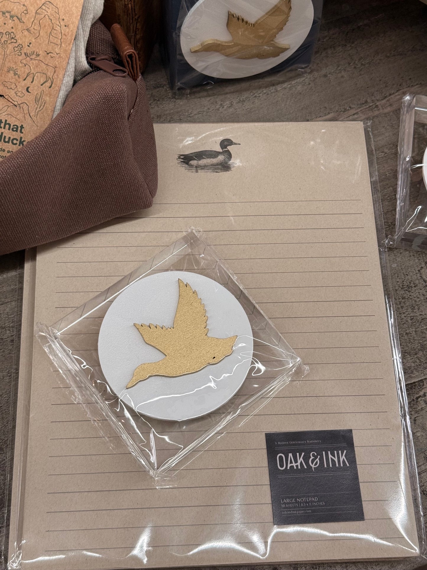 Acrylic Mallard decor or paper weight
