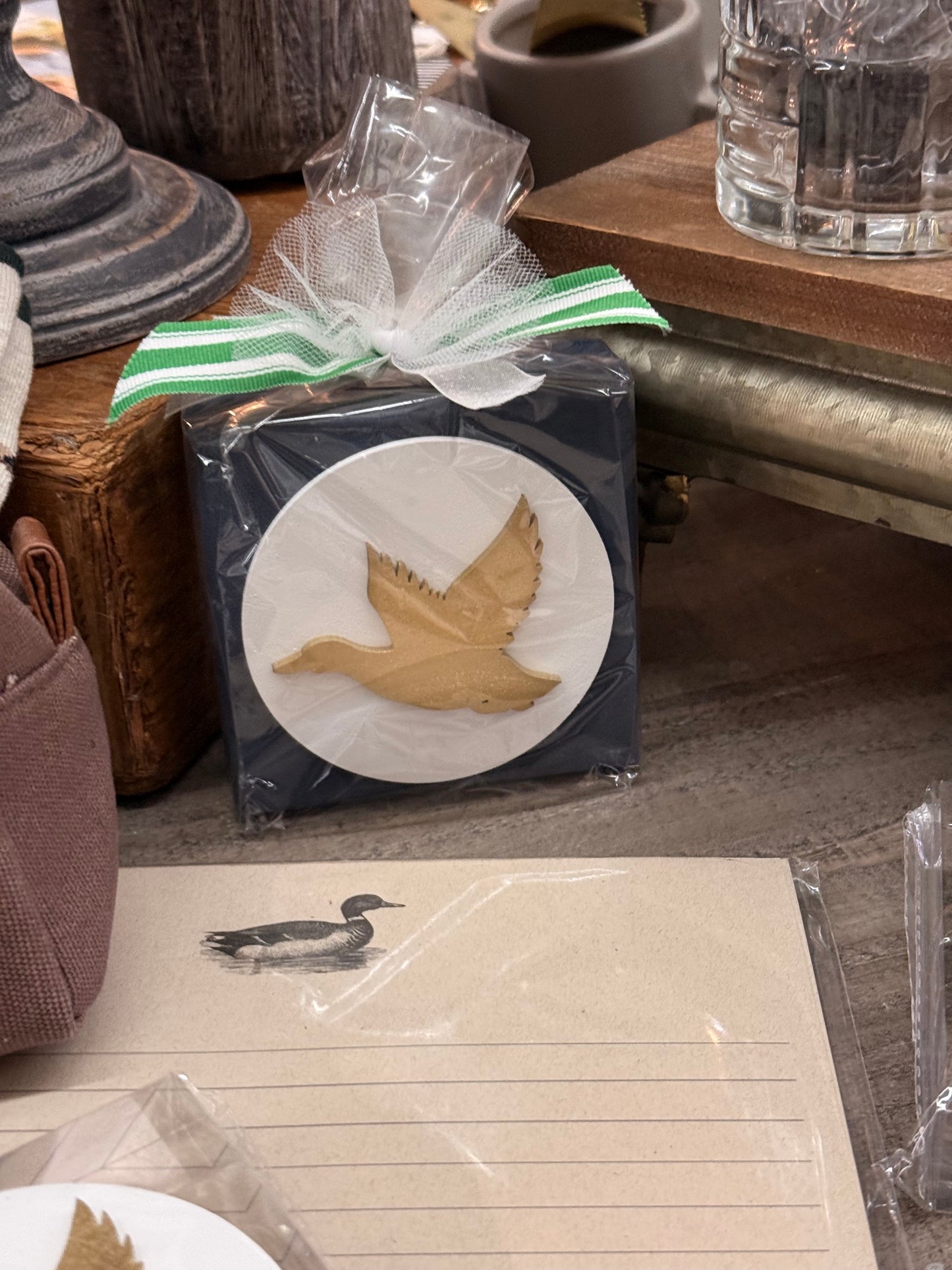Acrylic Mallard decor or paper weight