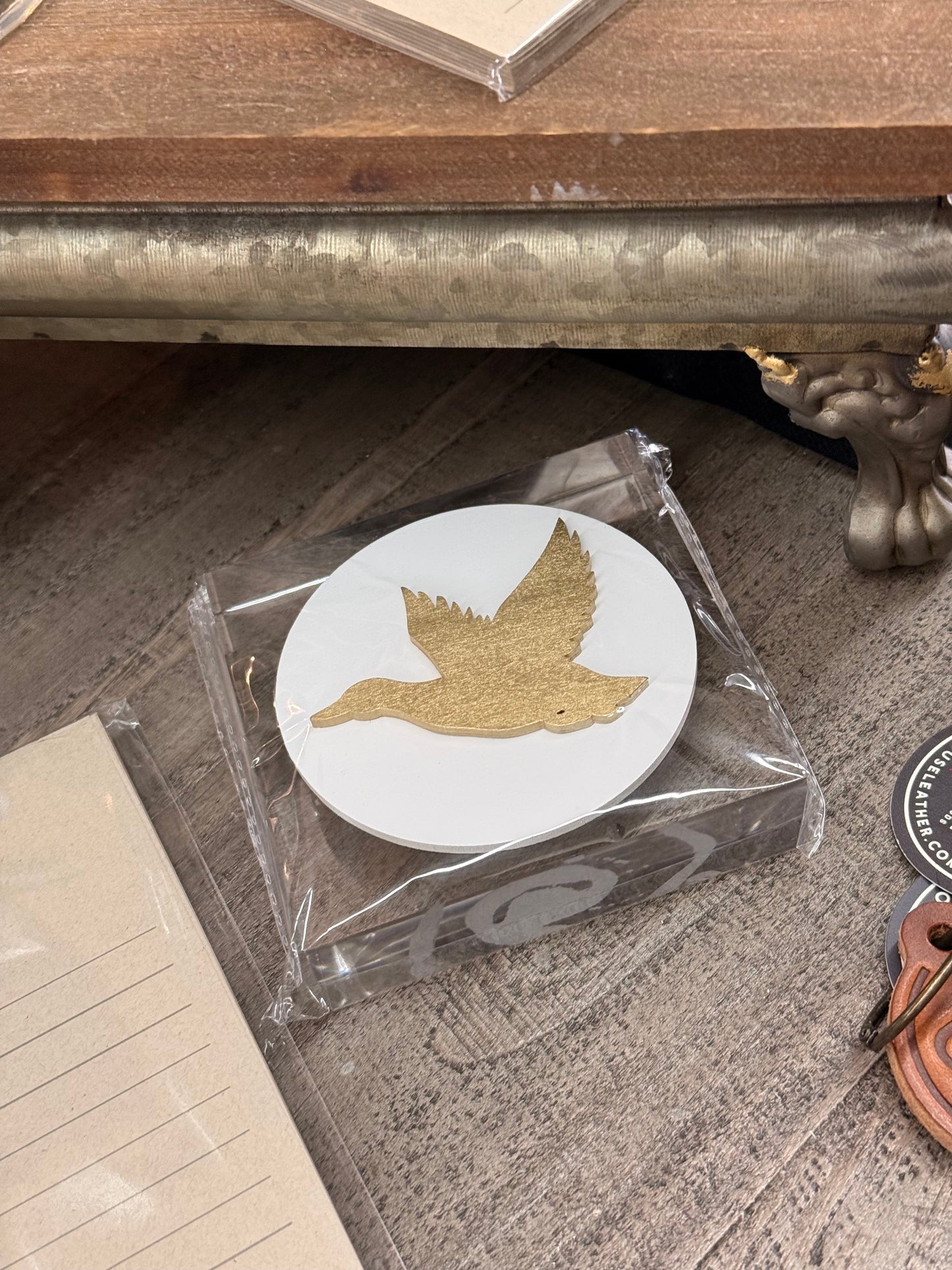 Acrylic Mallard decor or paper weight