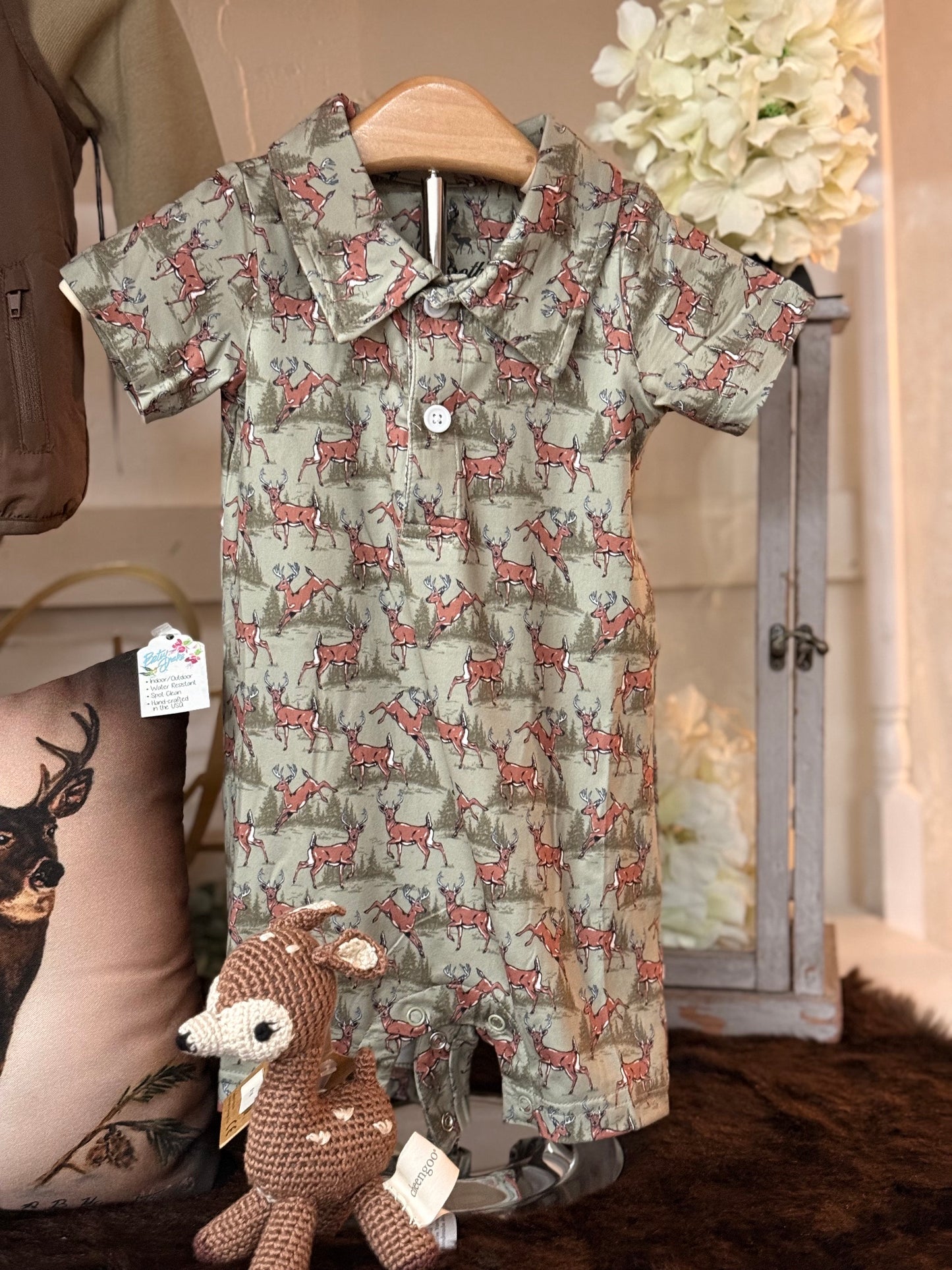 Velvet Fawn Romper