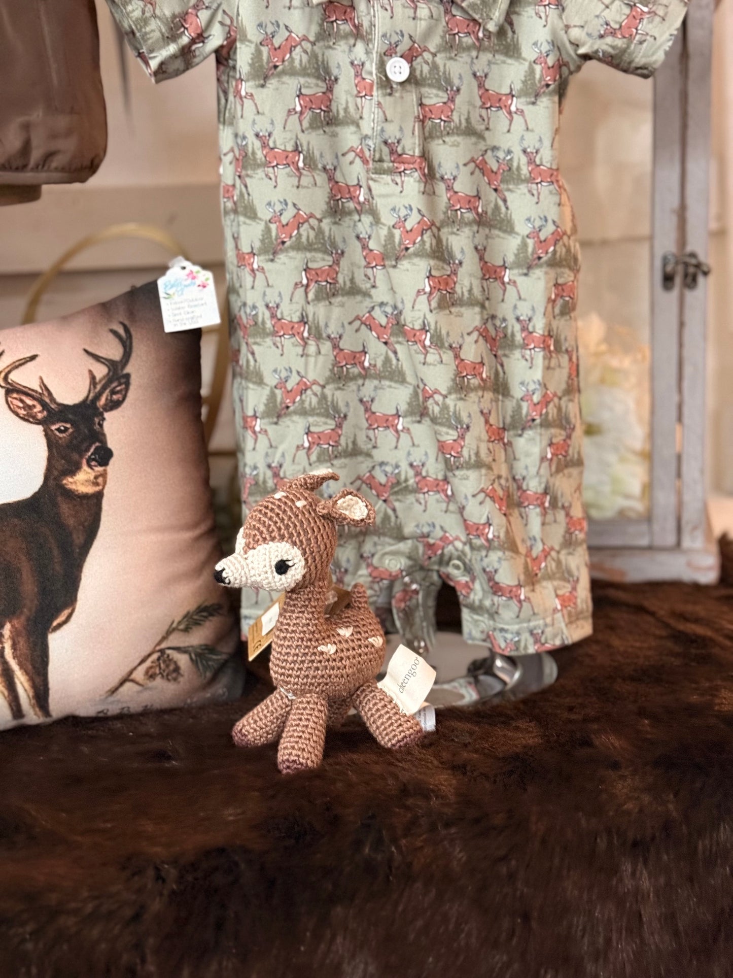 Velvet Fawn Romper
