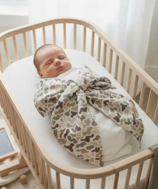 Newborn Embroidered Tie Sash