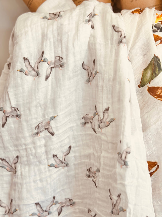 Mallard Muslin Swaddle