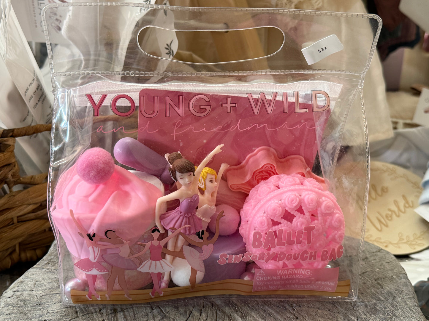 Young Wild and Friedman Sensory Dough Ballet Play set