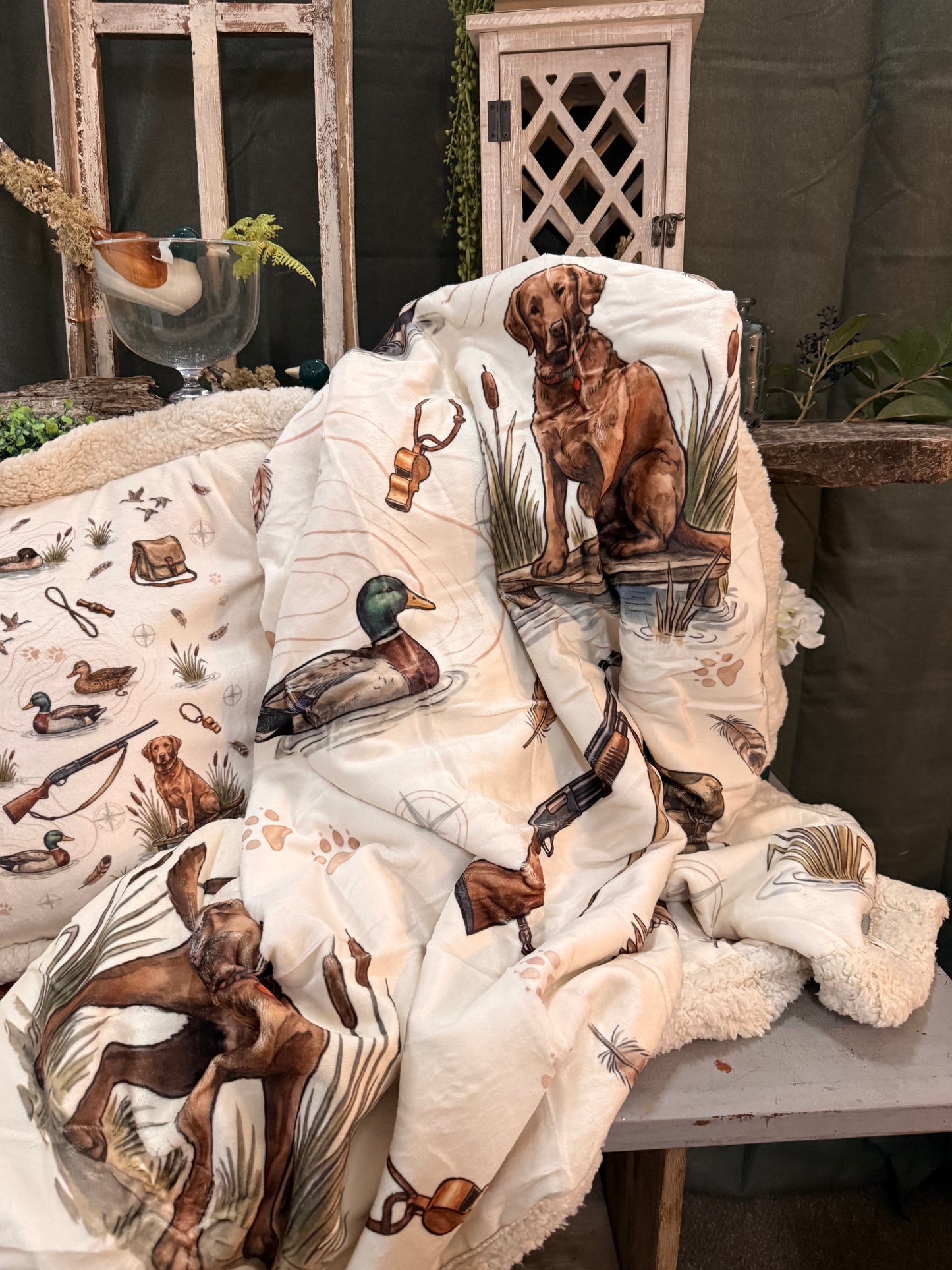 Super soft and cozy Throw and pillow set