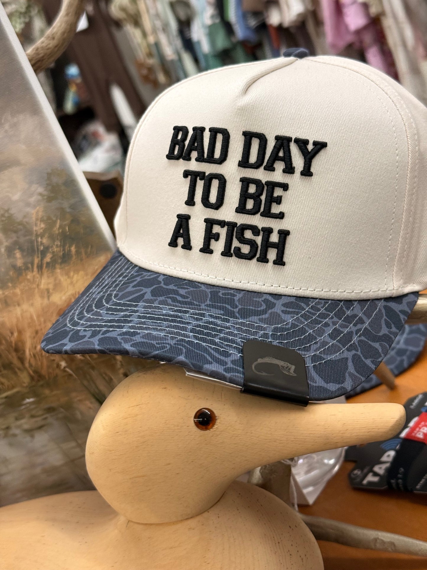 Bad day to be a fish mens hat