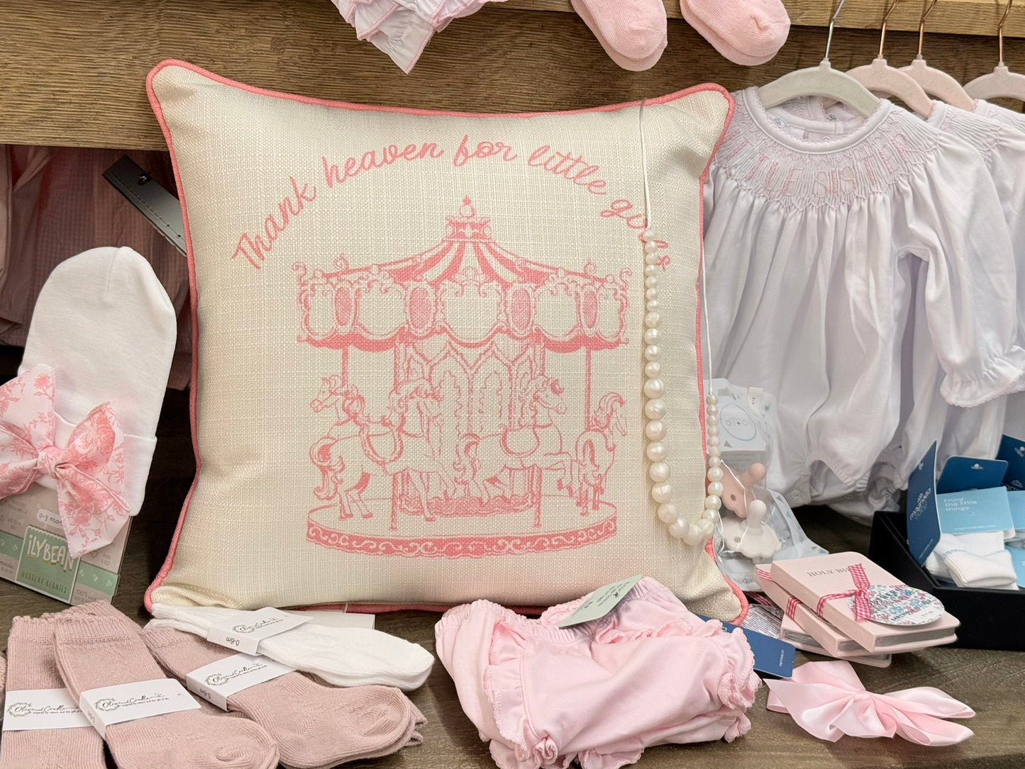 Thank Heaven for Little Girls Pillow