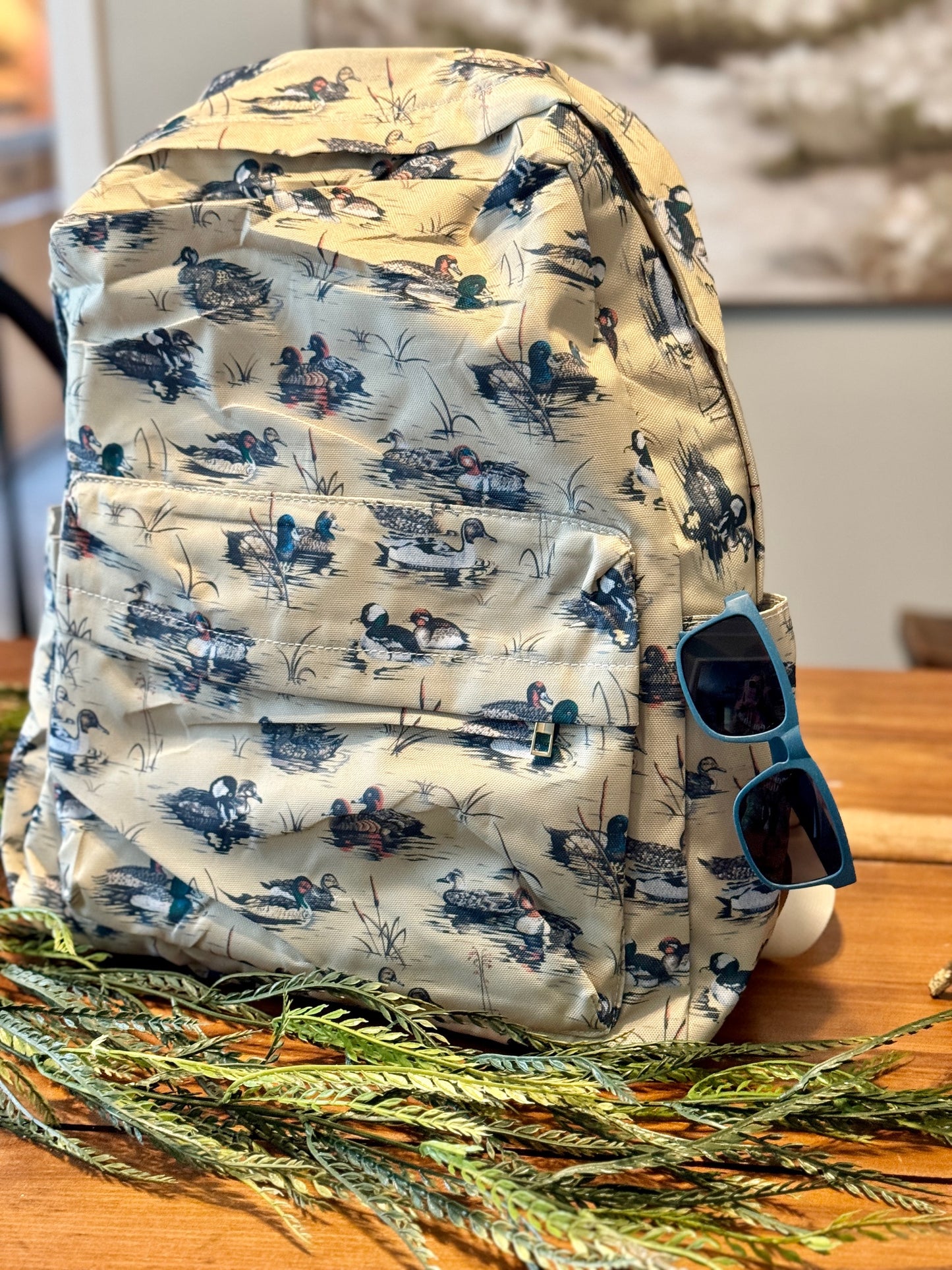 Cream Duck Backpack