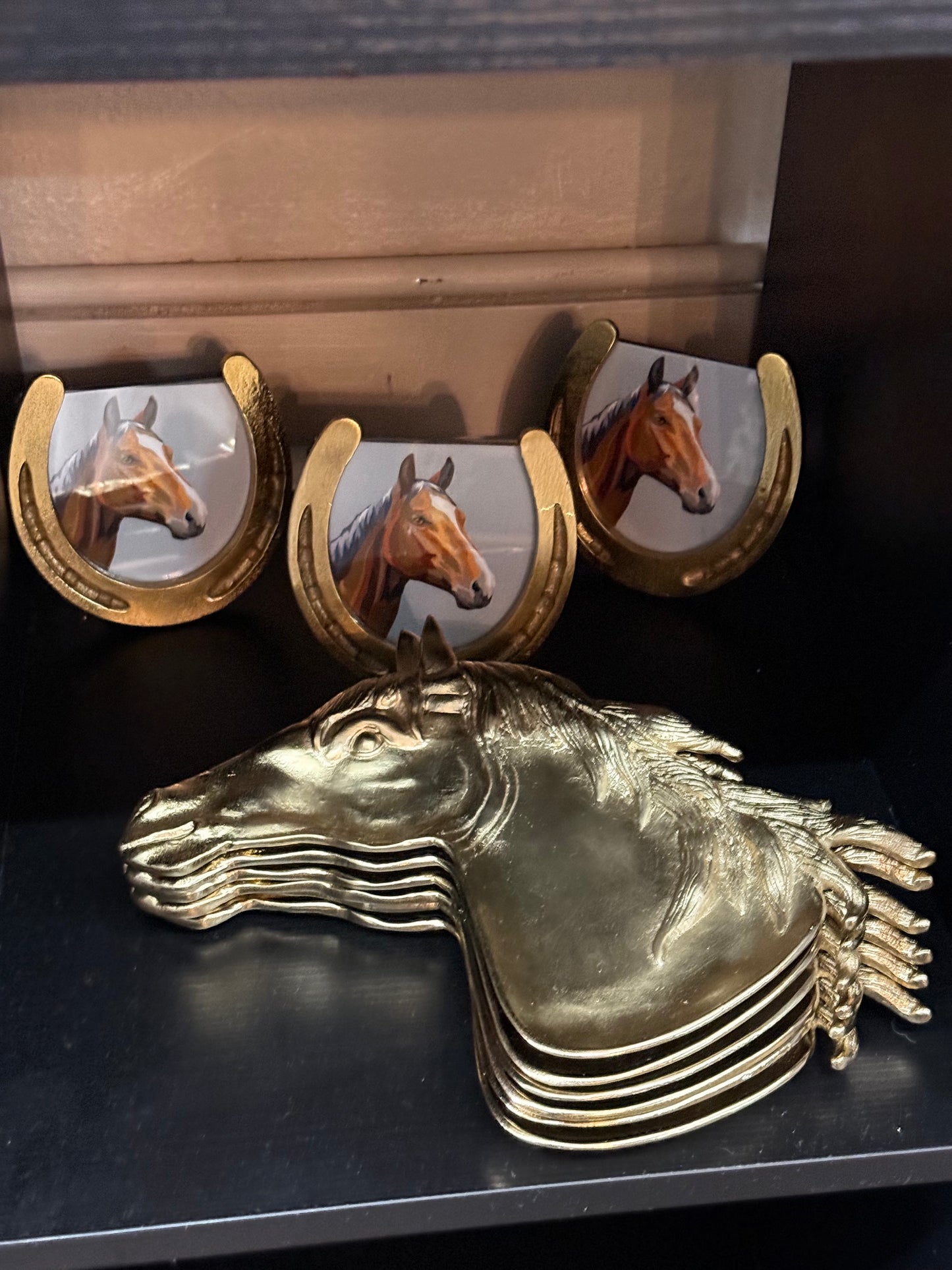 Horse head shaped trinket tray