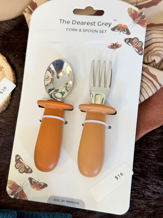 Fork and spoon set