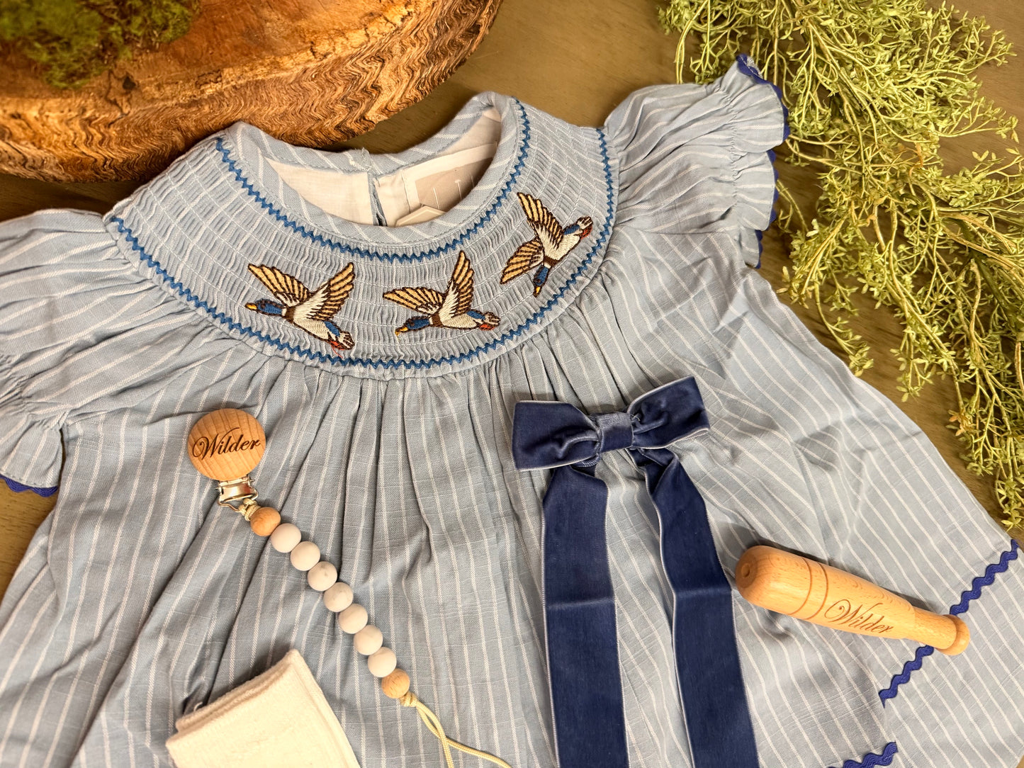 Smocked Mallard Dress