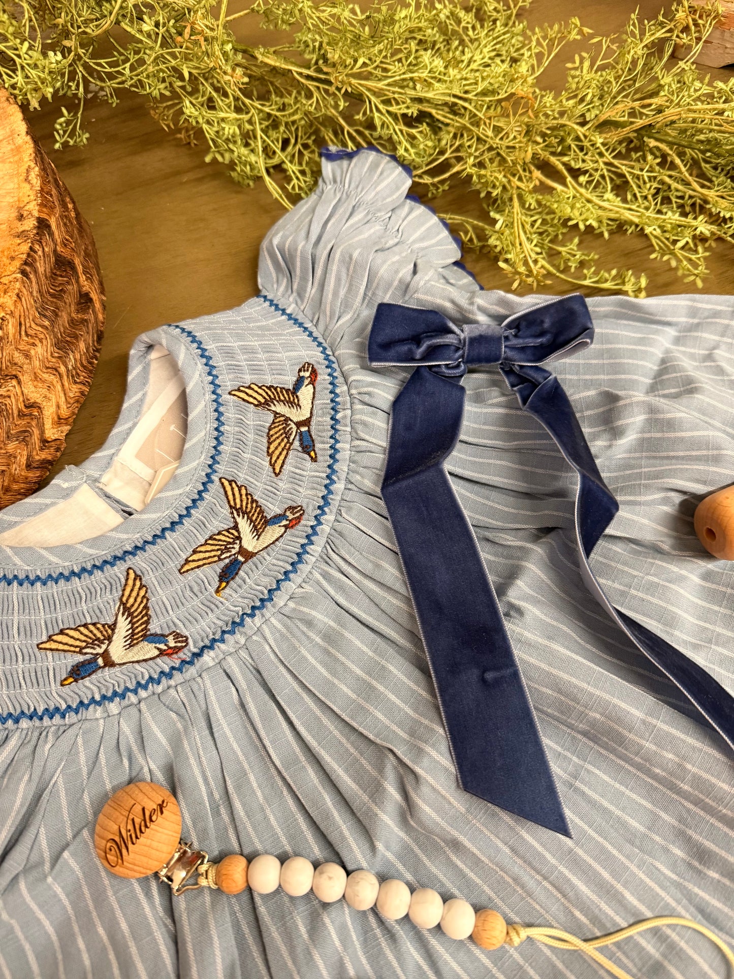 Smocked Mallard Dress