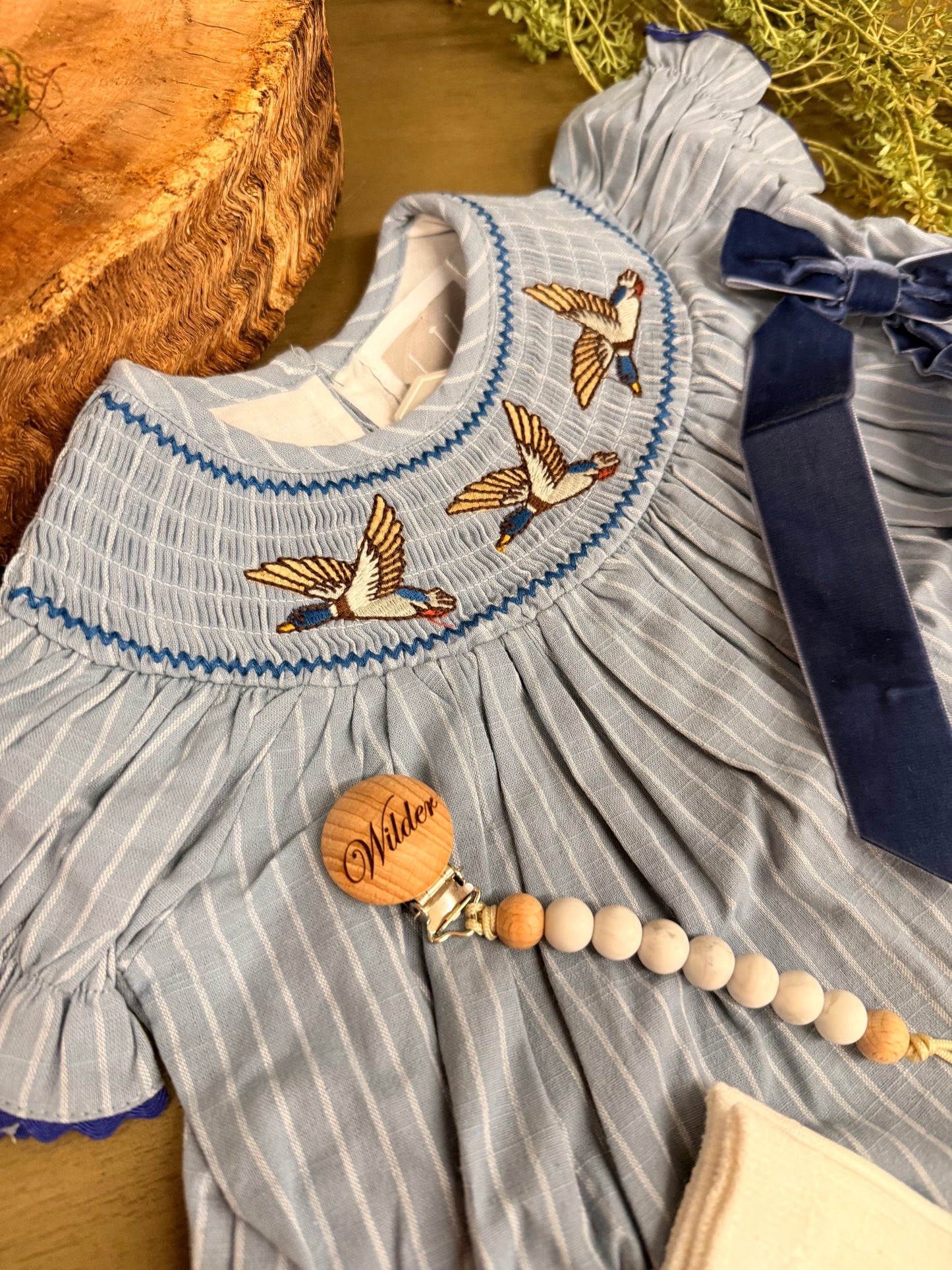 Smocked Mallard Dress