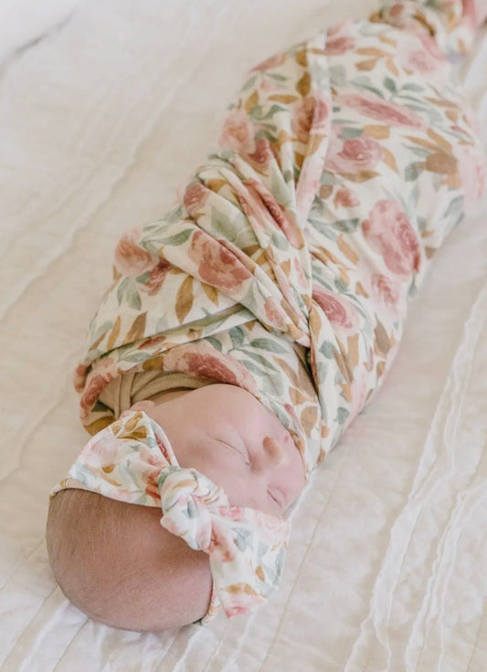 Harp Angel Muslin Bamboo Swaddle