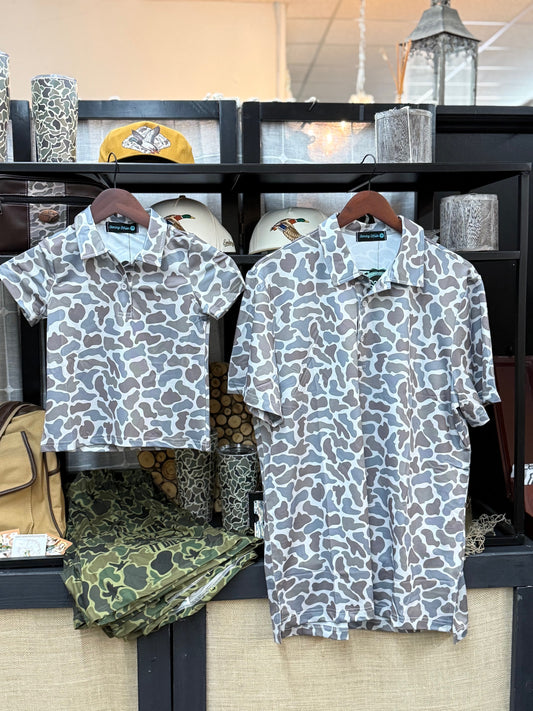 Matching Father Son Camo polos Men's