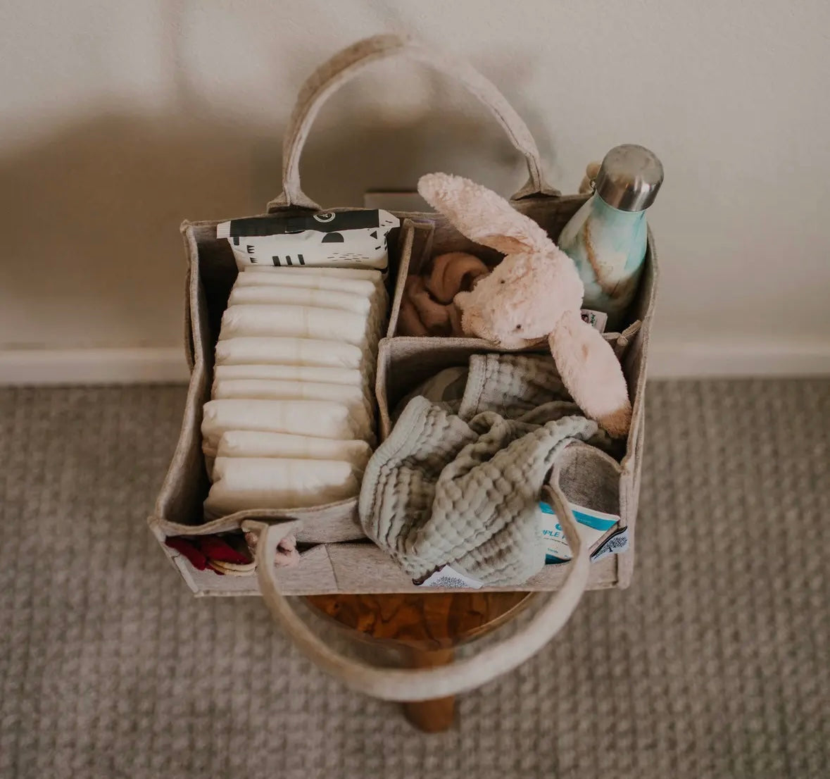 Felt Diaper Caddy