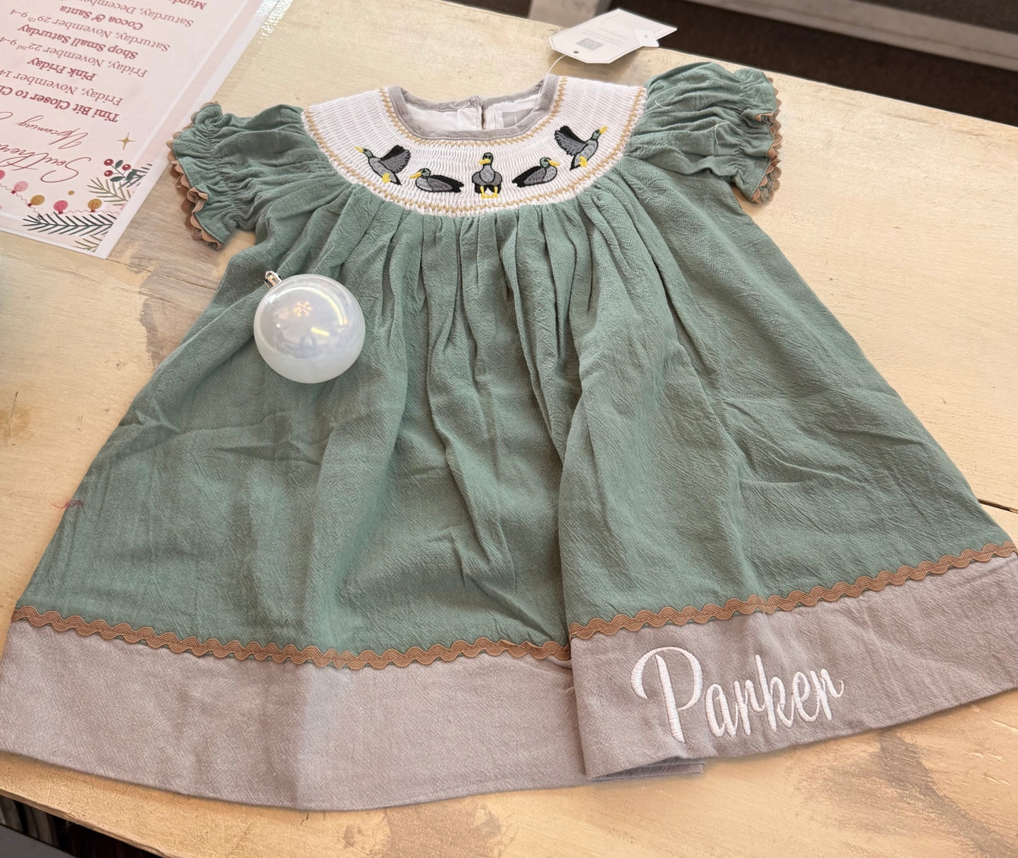 Mallard Smocked Dress