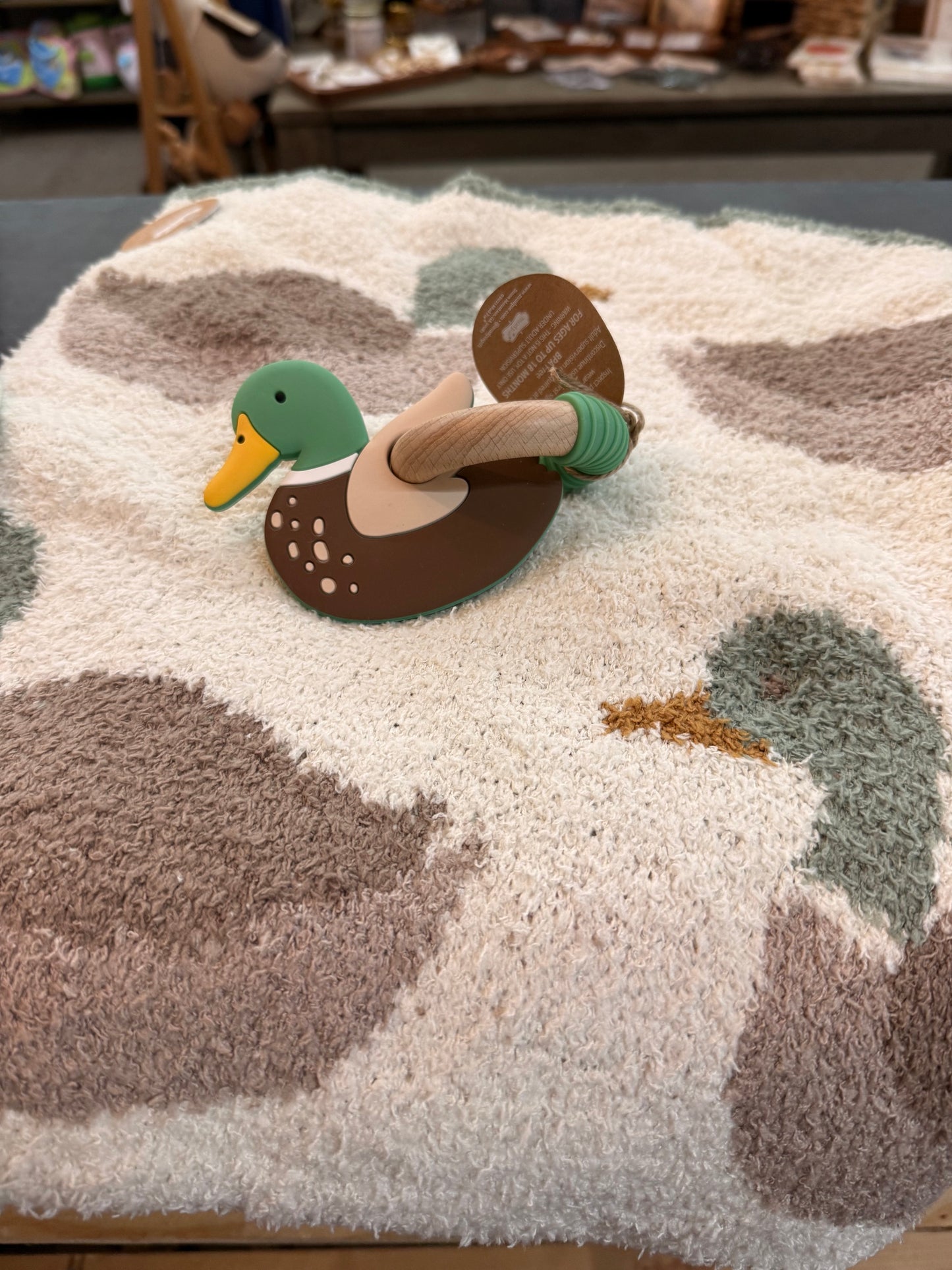 Plush Mallard Blanket