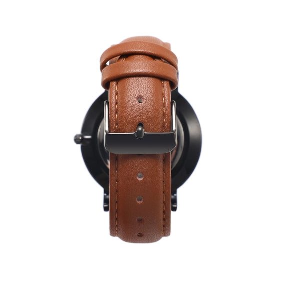 Cognac Leather Band Watch