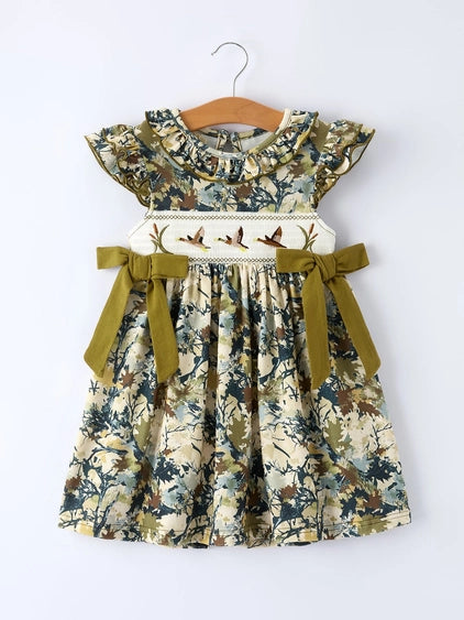 Smocked Mallard Dress
